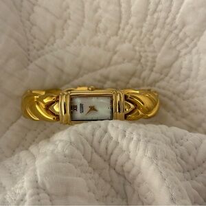 Vintage Citizen Quartz Gold Tone Bracelet Watch